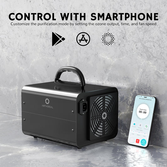 control with smartphone ozone generator