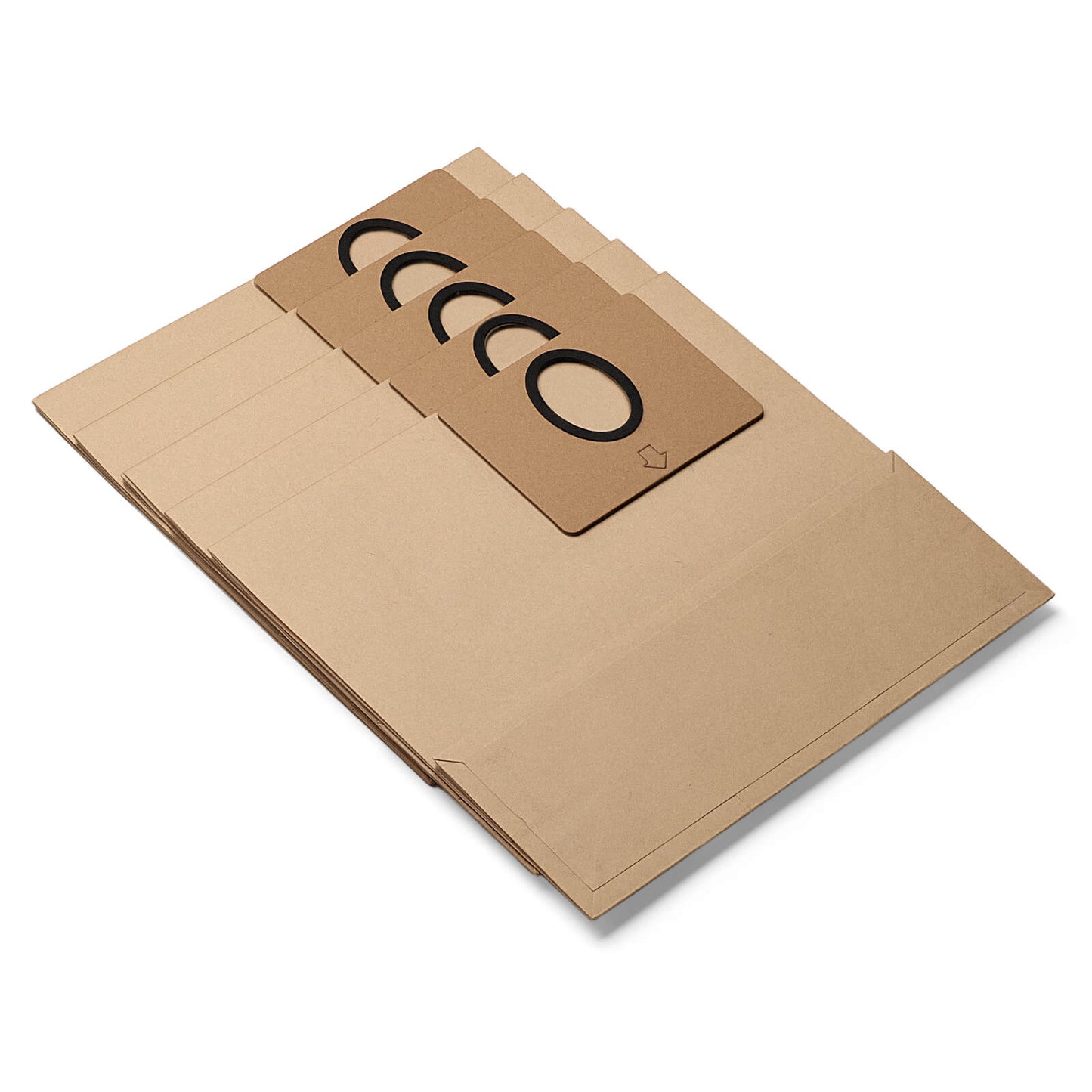 T1 Plus Vacuum Dustpan Replacement Dust Bags, 5 Packs