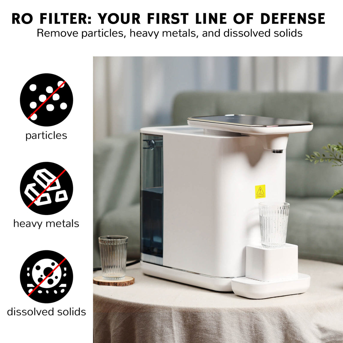 Replacement Countertop Water Filters For Pro6H Water Dispenser Airthereal