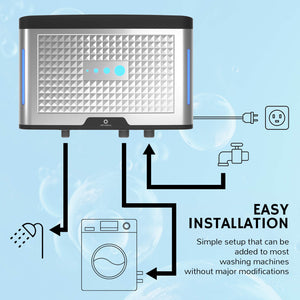 Airthereal AH20K Ozone Laundry System for Washing Machine, Ozone Water Device-Higher PPM Powerful Cleaning, Sanitize and Wash Clothes with Less Detergent, Clean Fruits, Vegetables, Dishes, Skin, and Pets