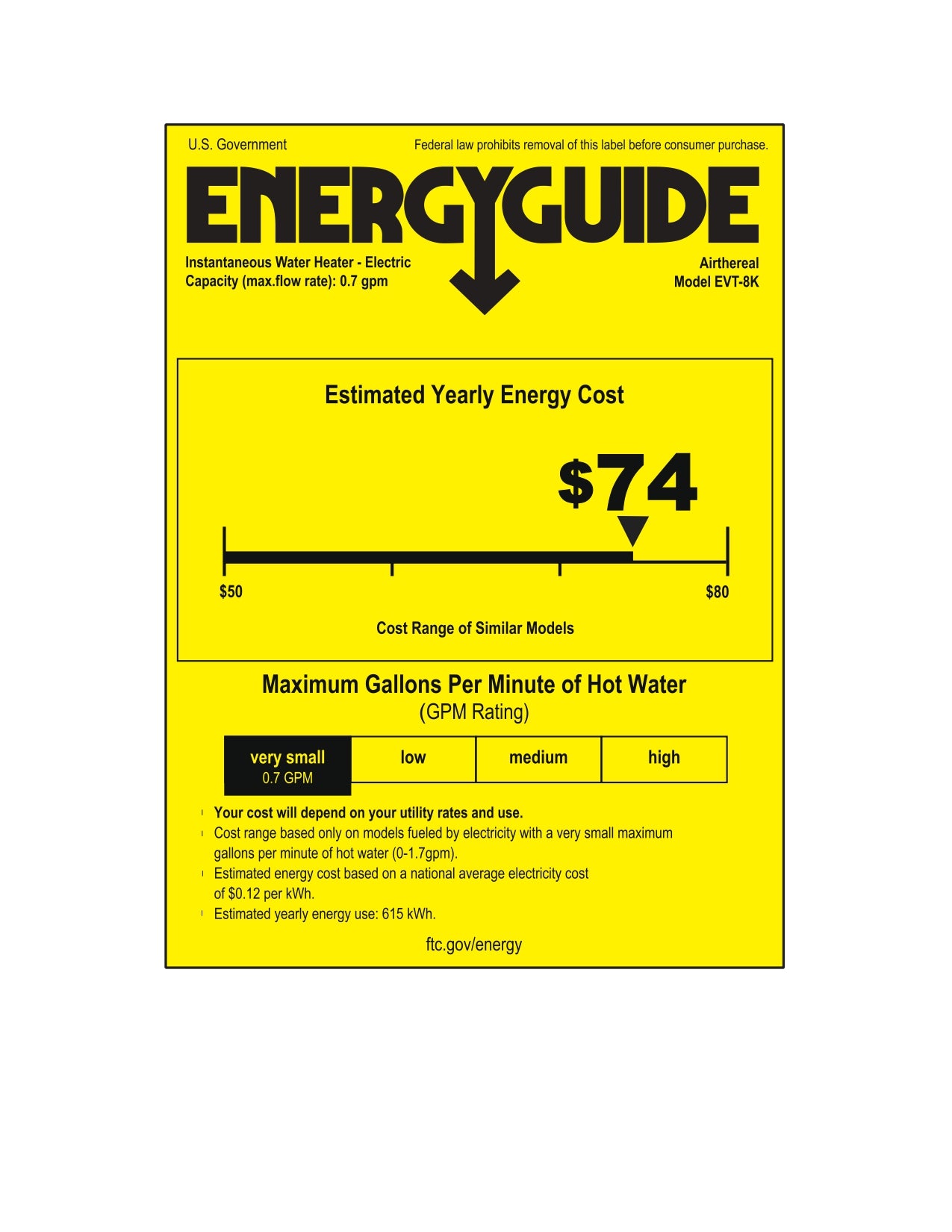 Electric Tankless Water Heater