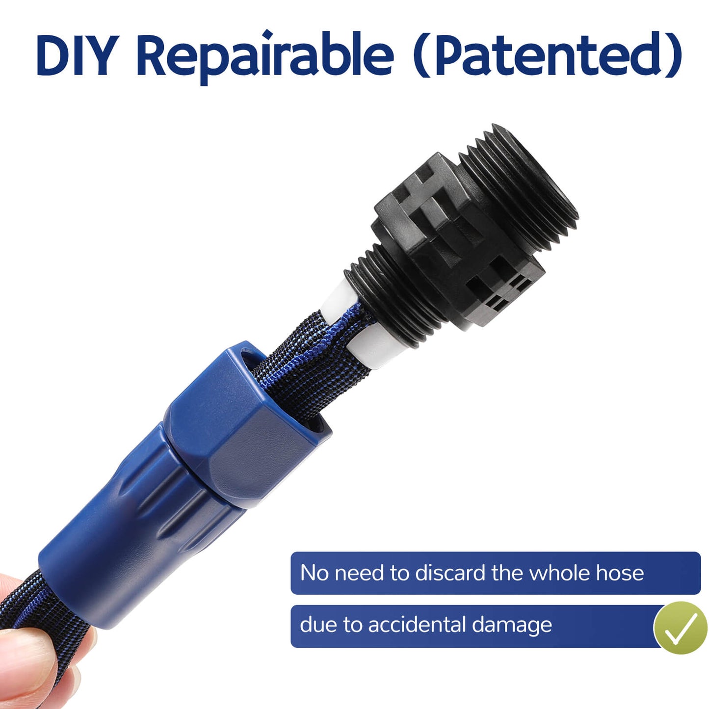 HE100 100ft Water Expandable Hose - Flexible & Durable