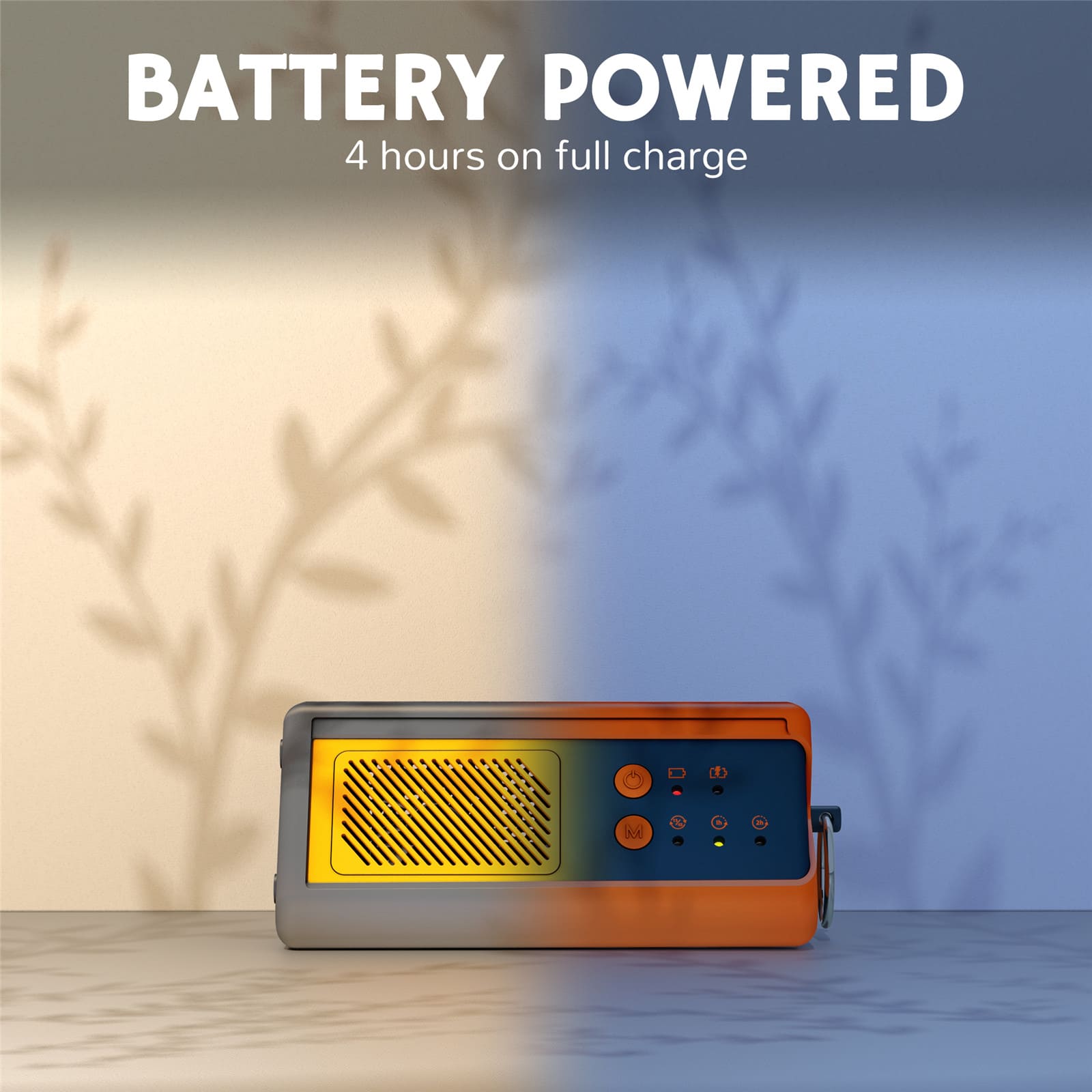 Airthereal PA1K-GO Portable Ozone Generator - Cordless Battery Powered Odor Eliminator - 4 Hours on Full Charge