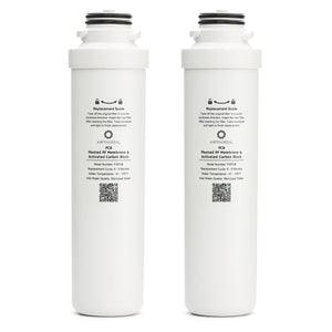 Airthereal PCB Replacement Filter for Pristine Lite3 Countertop Reverse Osmosis System,1st Stage, Reduces large particles, chlorine, colors and odors, 2-Pack