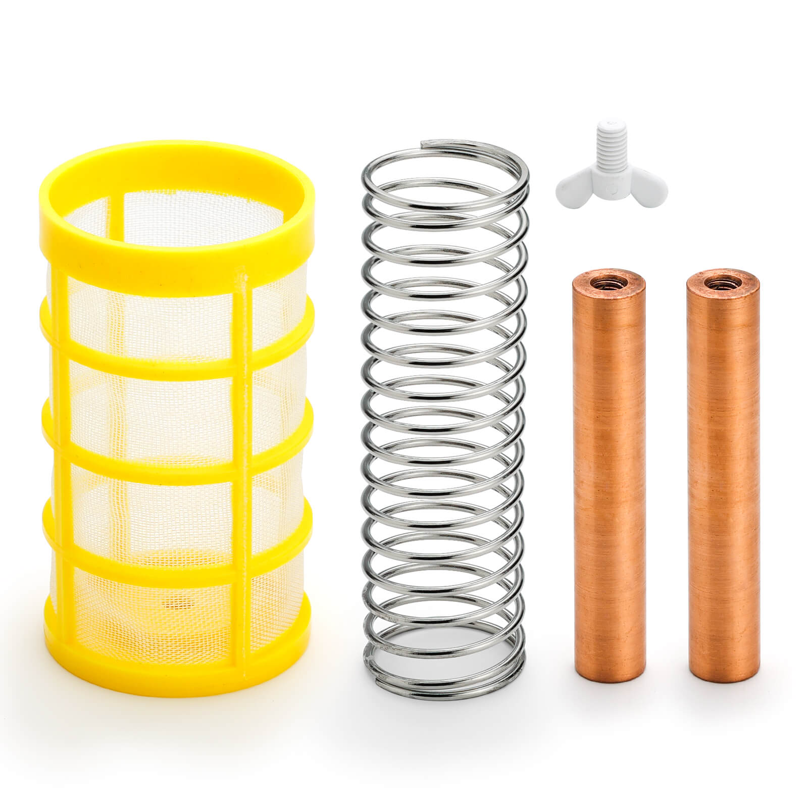 Airthereal Solar Pool Ionizer Replacement Copper Anode and Basket Screen, Reduces Chlorine and Algae