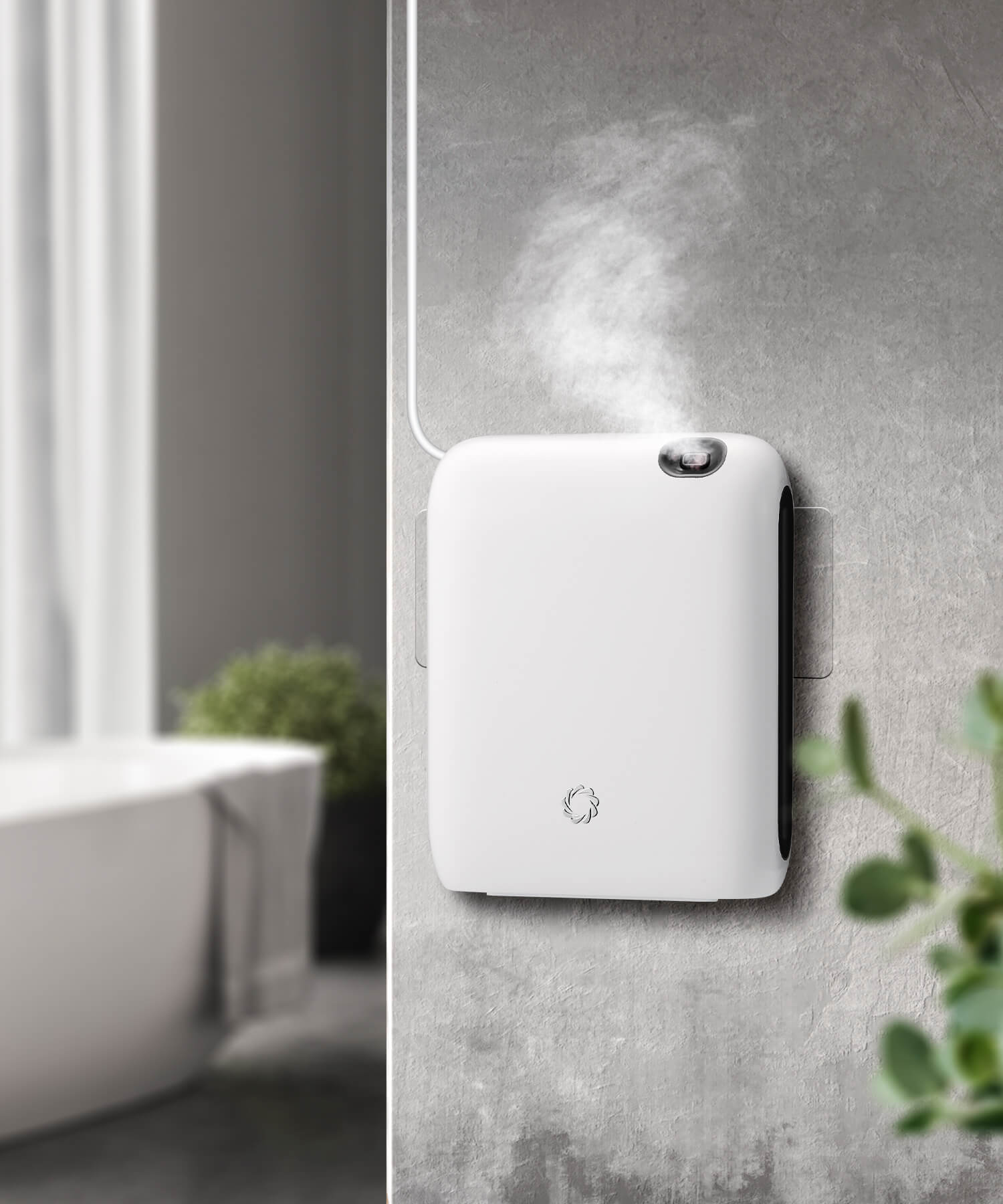 Airthereal Portable Nebulizing Scent Air Machine, Waterless Fragrance Diffuser with Smart App Controlled - 200ml Aromatherapy Air Diffuser for Large Area up to 2000 sq ft. - Safe for Family & Pets - White