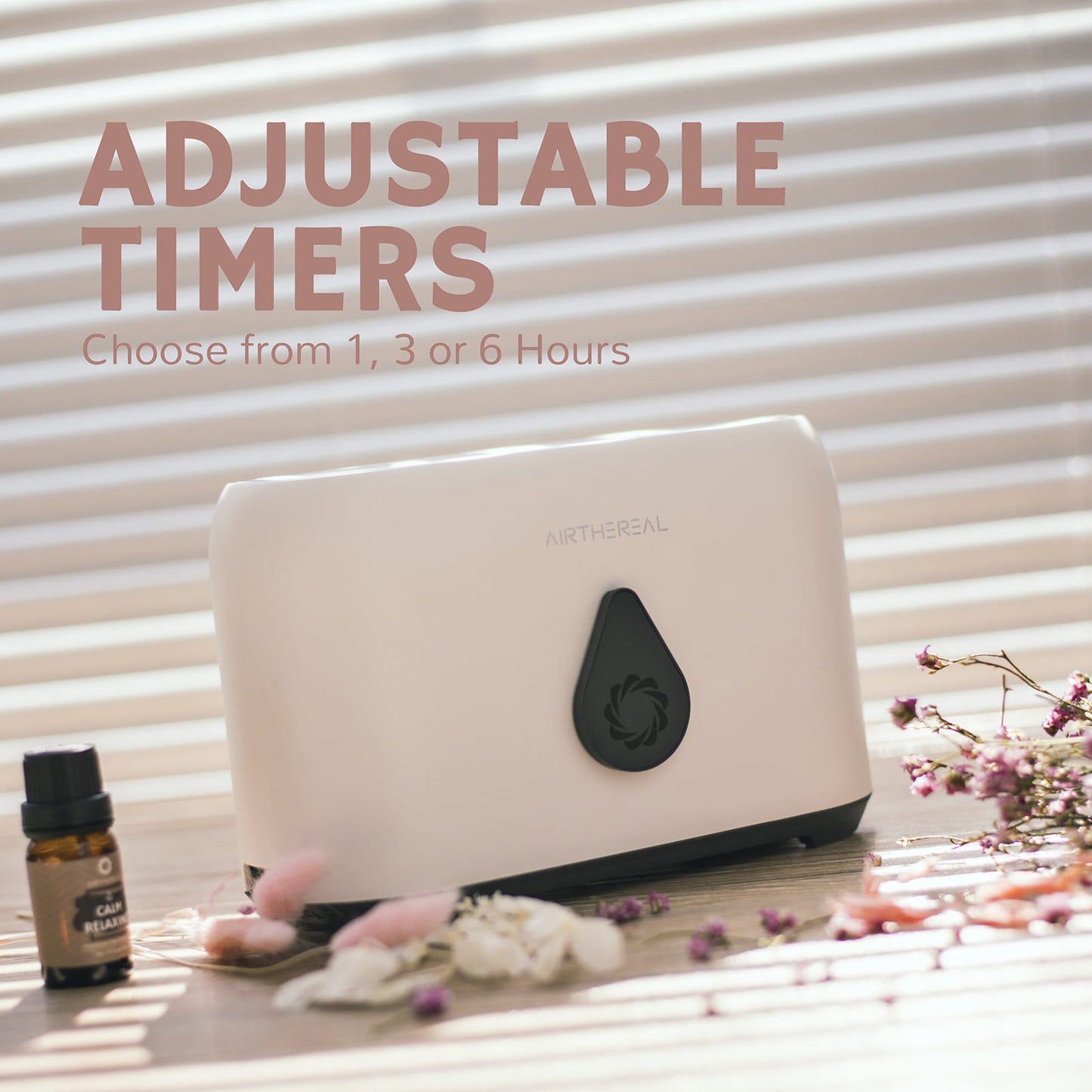 Airthereal Flame Air Diffuser with Remote Control - Adjustable Timers - Choose from 1, 3 or 6 Hours