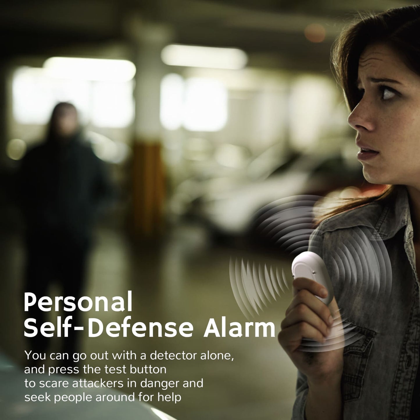 Airthereal Water Leak Detector 3 Pack with WiFi Gateway, Personal Self-Defense Alarm, You can go out with a detector alone, and press the test button to scare attackers in danger and seek people around for help.