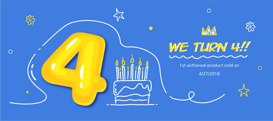 Celebrate Airthereal’s 4th Birthday with Our Top Ten Most-Loved Items