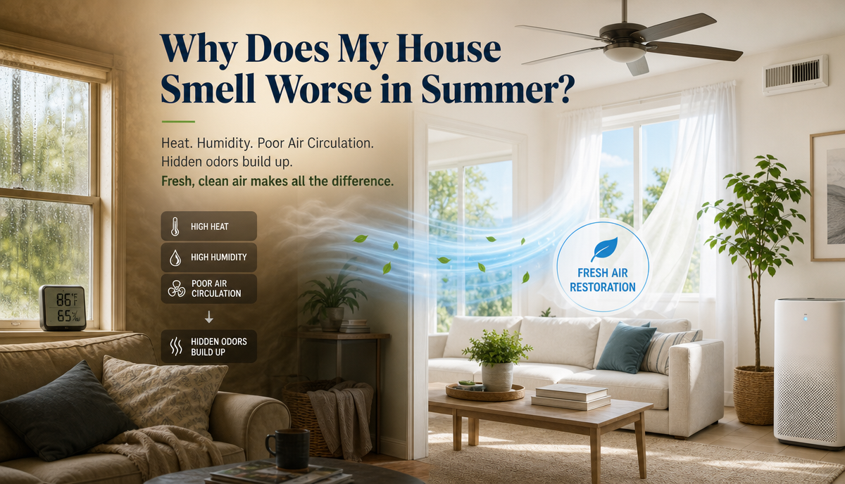 Why Does My House Smell Worse in Summer?