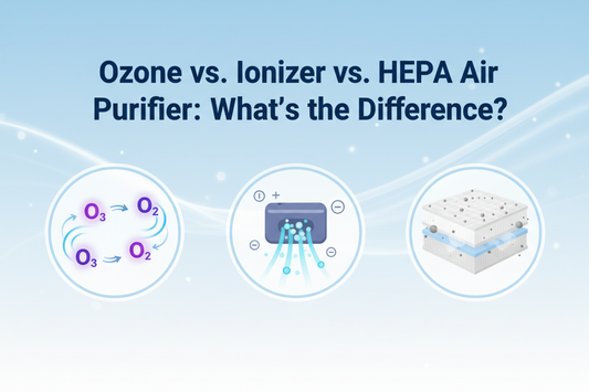 Ozone vs. Ionizer vs. HEPA Air Purifier: What's the Difference?