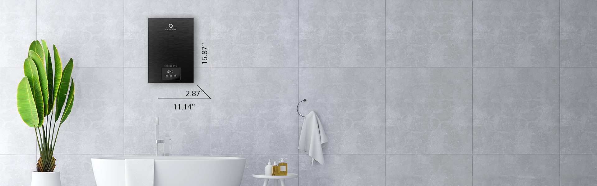 14 kW Electric Tankless Water Heater Banner