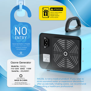 MA25L Dual-Mode Ozone Generator for Air & Water