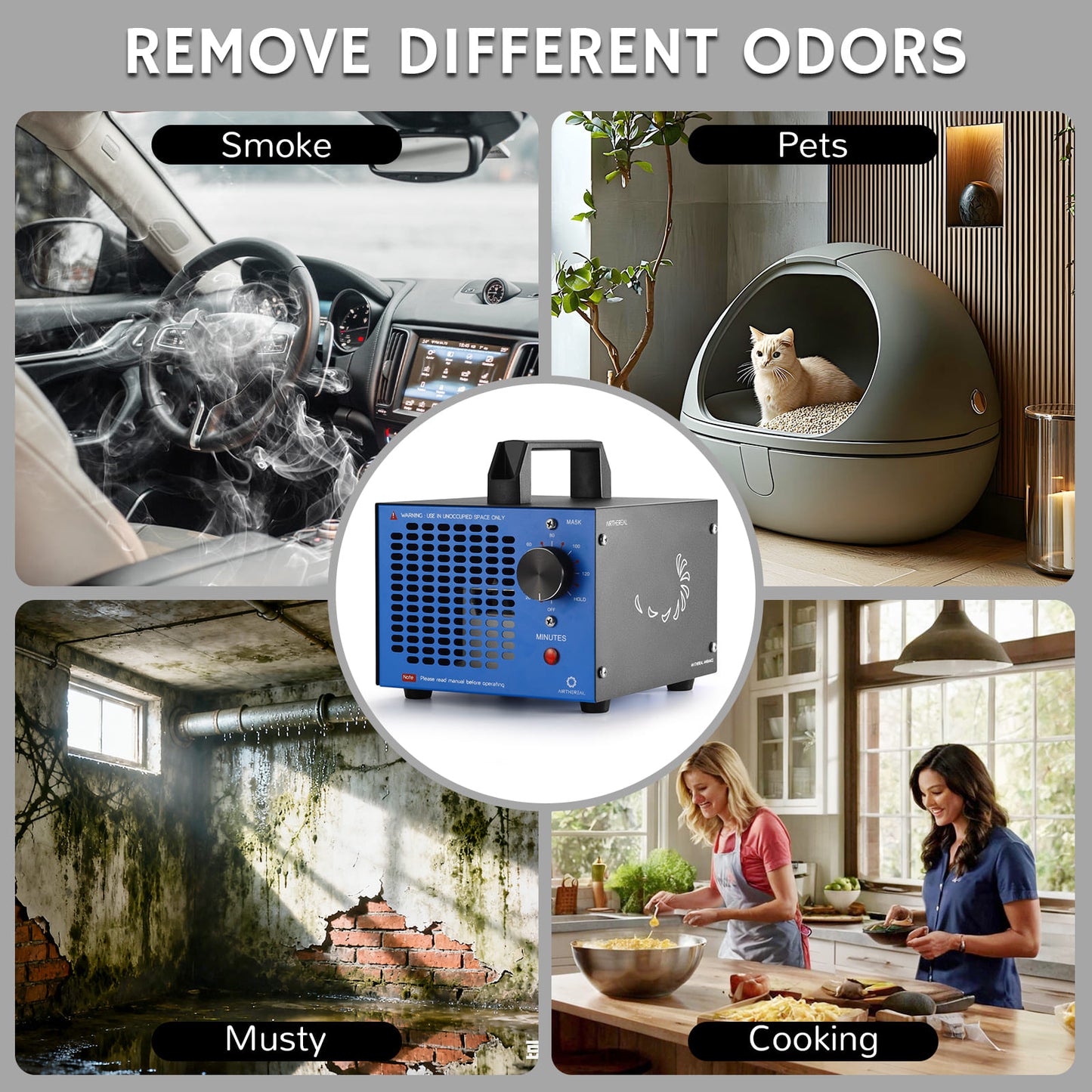 MA5K Ozone Generator, Built-in Ozone Plate Option