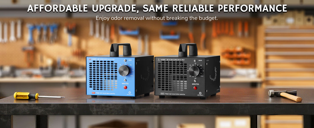 MA5K ozone generator product highlighting affordable upgrade and reliable performance.