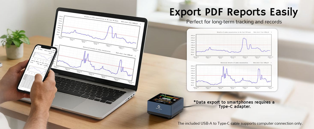 Export PDF report easily, perfect for long-term tracking and records.