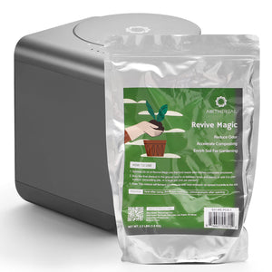 Compost activator for reducing odor, accelerating composting, and enriching soil for gardening; suitable for kitchen waste processors, indoor plants, and outdoor composting.