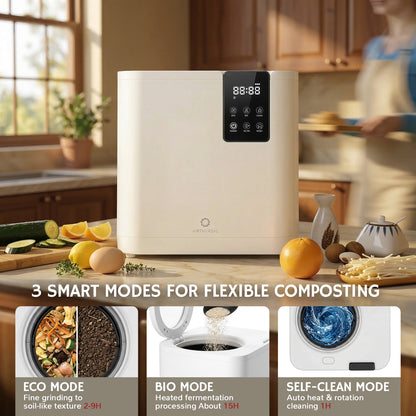 Revive R800 Lite Electric Kitchen Composter, White