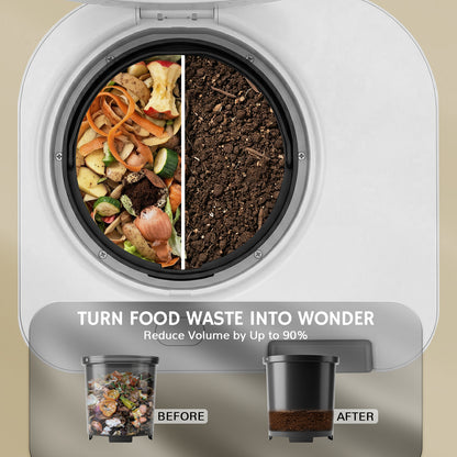 Revive R800 Lite Electric Kitchen Composter, White