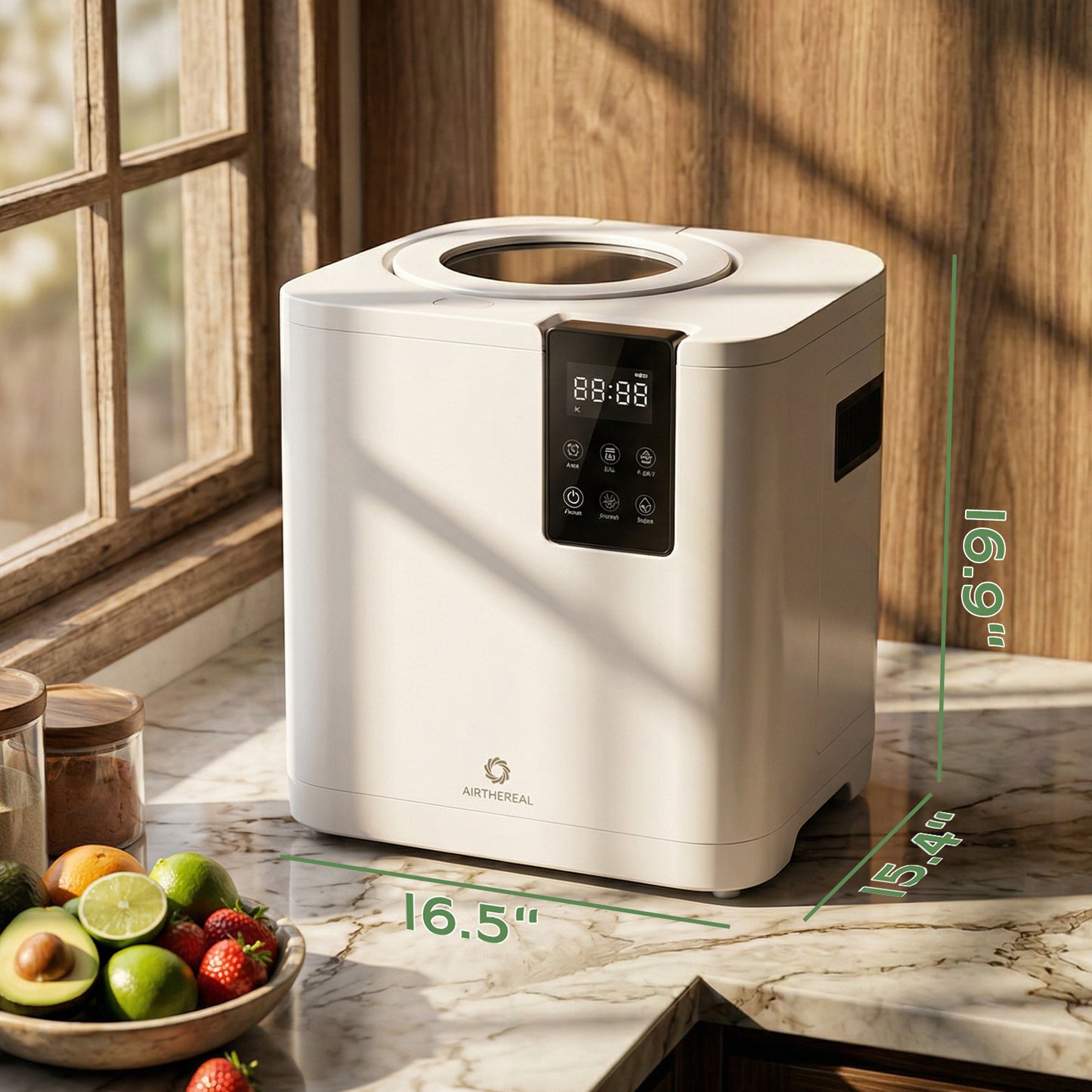 Revive R800 Lite Electric Kitchen Composter, White