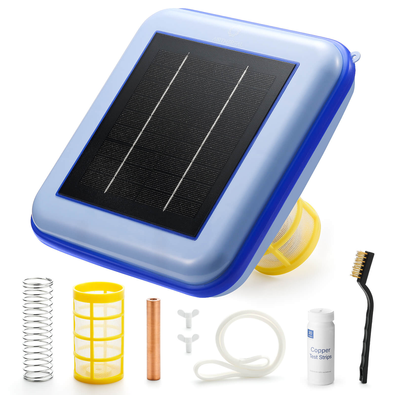 Airthereal Solar Pool Ionizer - Floating Water Cleaner and Purifier | Keeps Pool Water Crystal Clear, Reduces Chlorine Usage by 85%