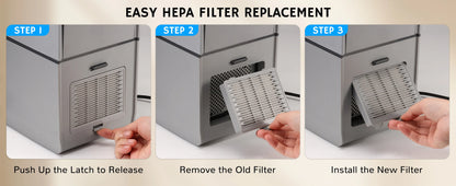 ArcVac T2 Vacuum Automatic Dustpan Replacement Filter, 4 Packs - Image 6
