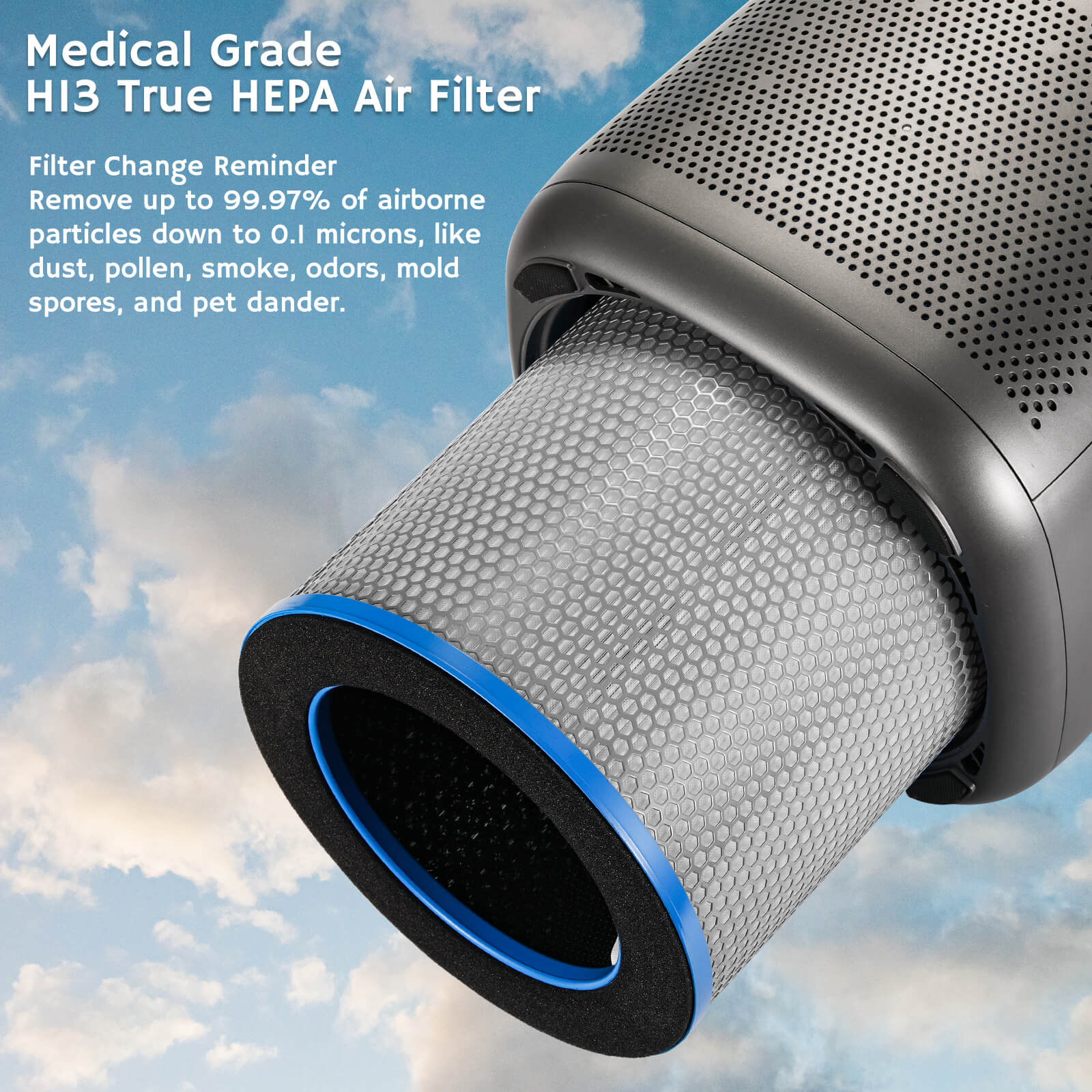 hepa filter for grow tent AGH550 H13 HEPA Medical Grade Filter Replacement