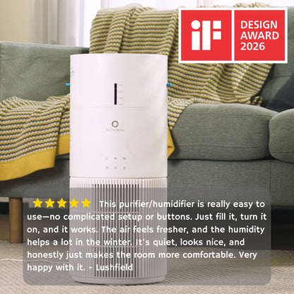 Ethereal Rain AEH300 Air Purifier & Humidifier Combo - European version