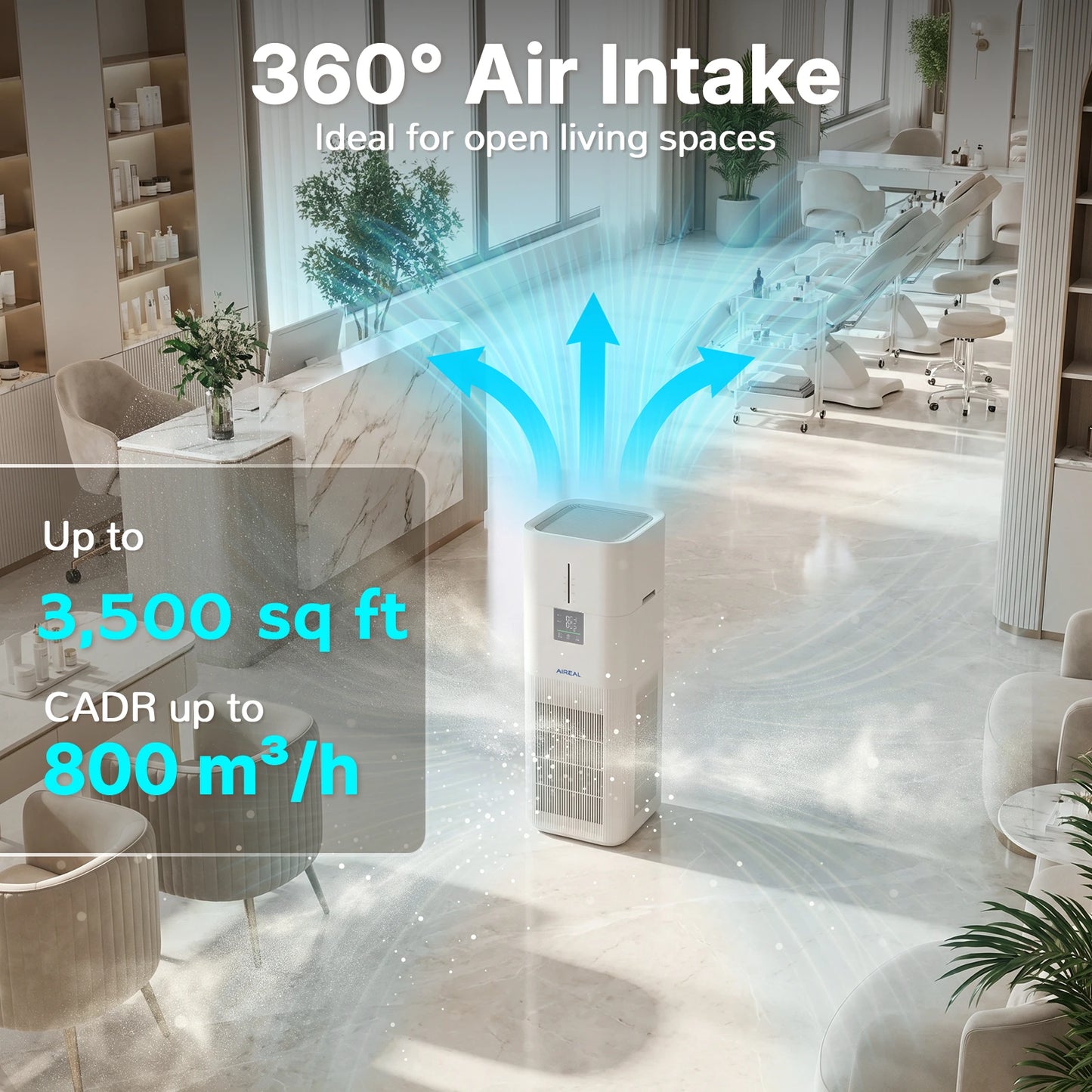 Aireal Ethereal Rain AEH800 Air Purifier & Humidifier Combo