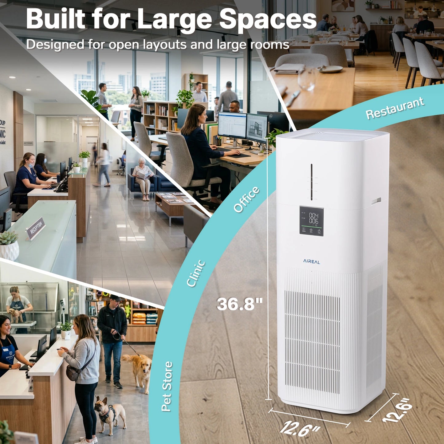 Aireal Ethereal Rain AEH800 Air Purifier & Humidifier Combo