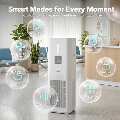 Aireal Ethereal Rain AEH800 Air Purifier & Humidifier Combo