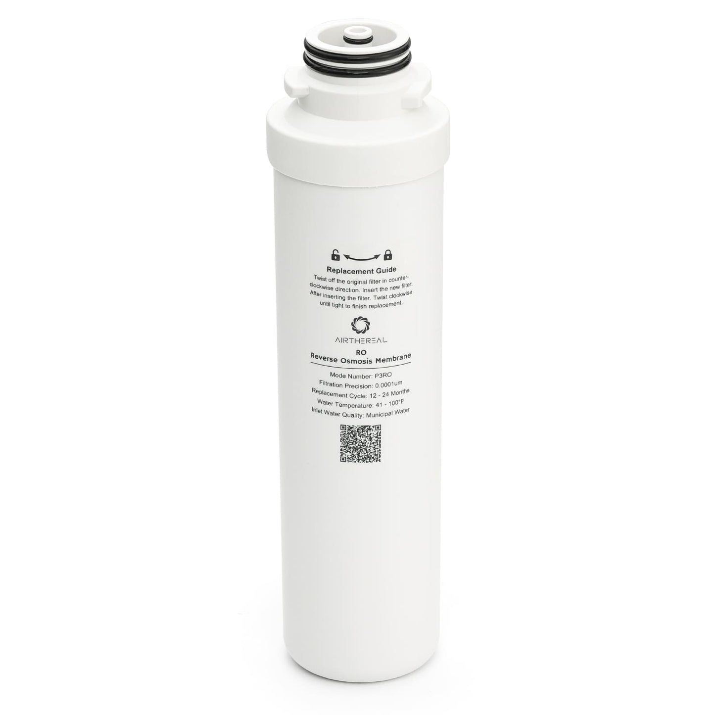 Airthereal RO Replacement Filter for Pristine Lite3 Countertop Reverse Osmosis System, 2nd Stage, Reduces Heavy Metals such as Lead, Mercury, Cadmium, Arsenic, 1-Pack