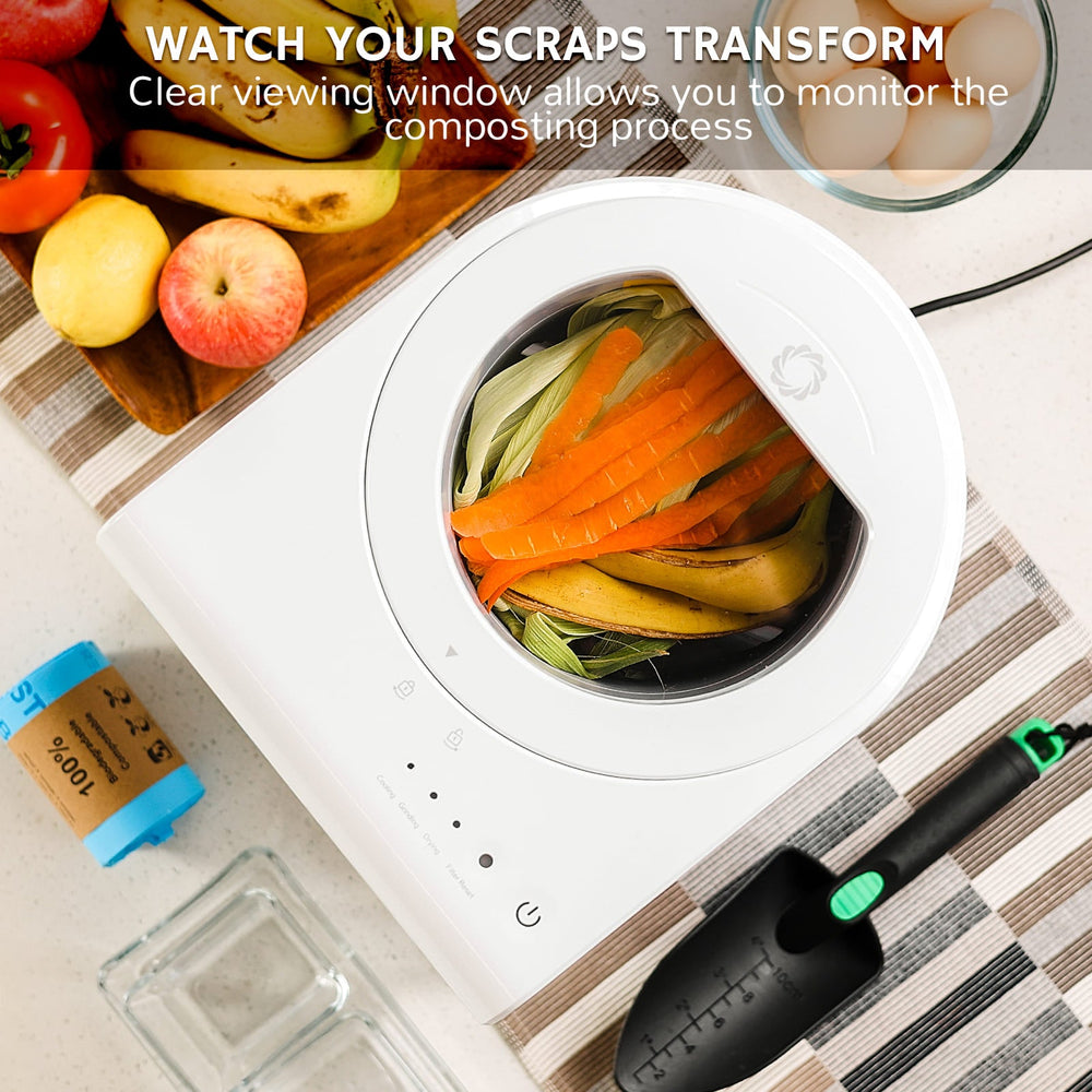 Counter Composter Airthereal Electric Kitchen Countertop Composter, Turn Food Waste into ...