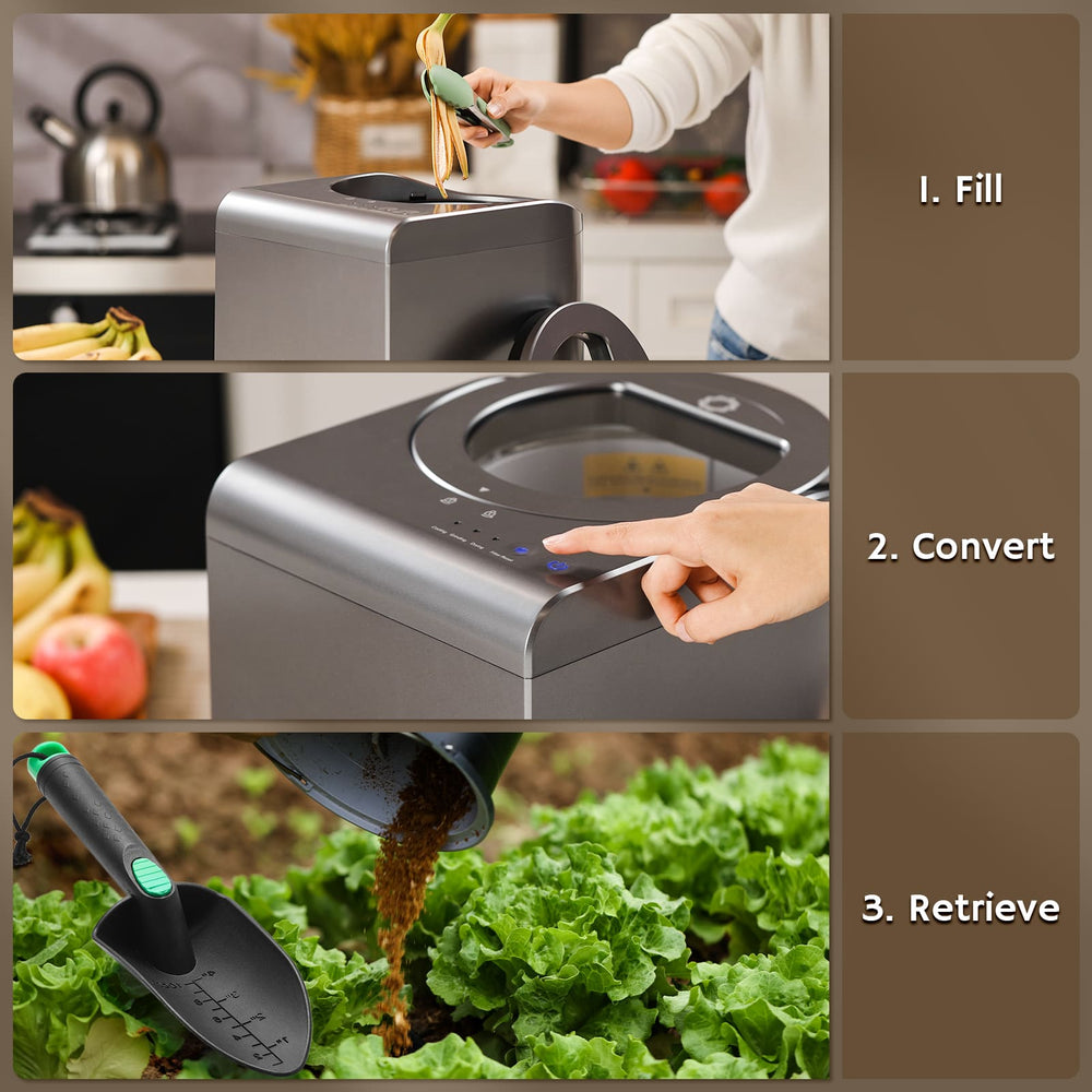 Airthereal Electric Kitchen Countertop Composter, Turn Food Waste into ...