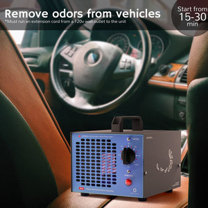 Open Box MA5000 Ozone Generator for Car, 5000mg/h, Remove Smoke, Pet Odors - Airthereal