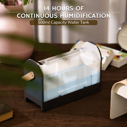Airthereal LF500M Flame Diffuser, Aroma Essential Oil Diffuser 500ml, 14 Hours of Continuous Humidification, 500ml Capacity Water Tank 