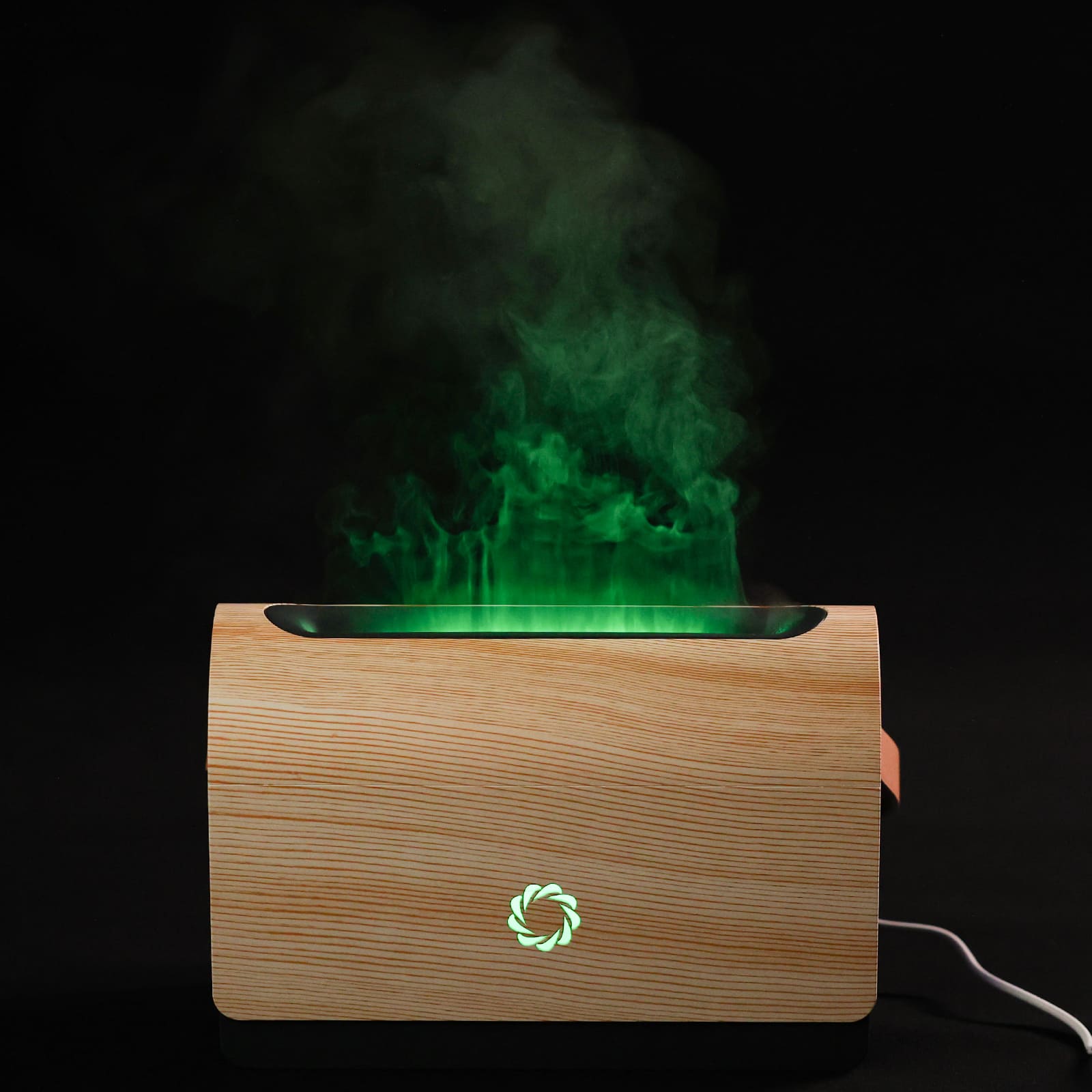 Airthereal Smart WiFi Flame Diffuser with 9 Changing Colors, 500ml Aroma Essential Oil Diffuser, Ultrasonic Cool Mist Humidifier with Adjustable Mist Mode, Timer, LED Flame Lighting Effect 