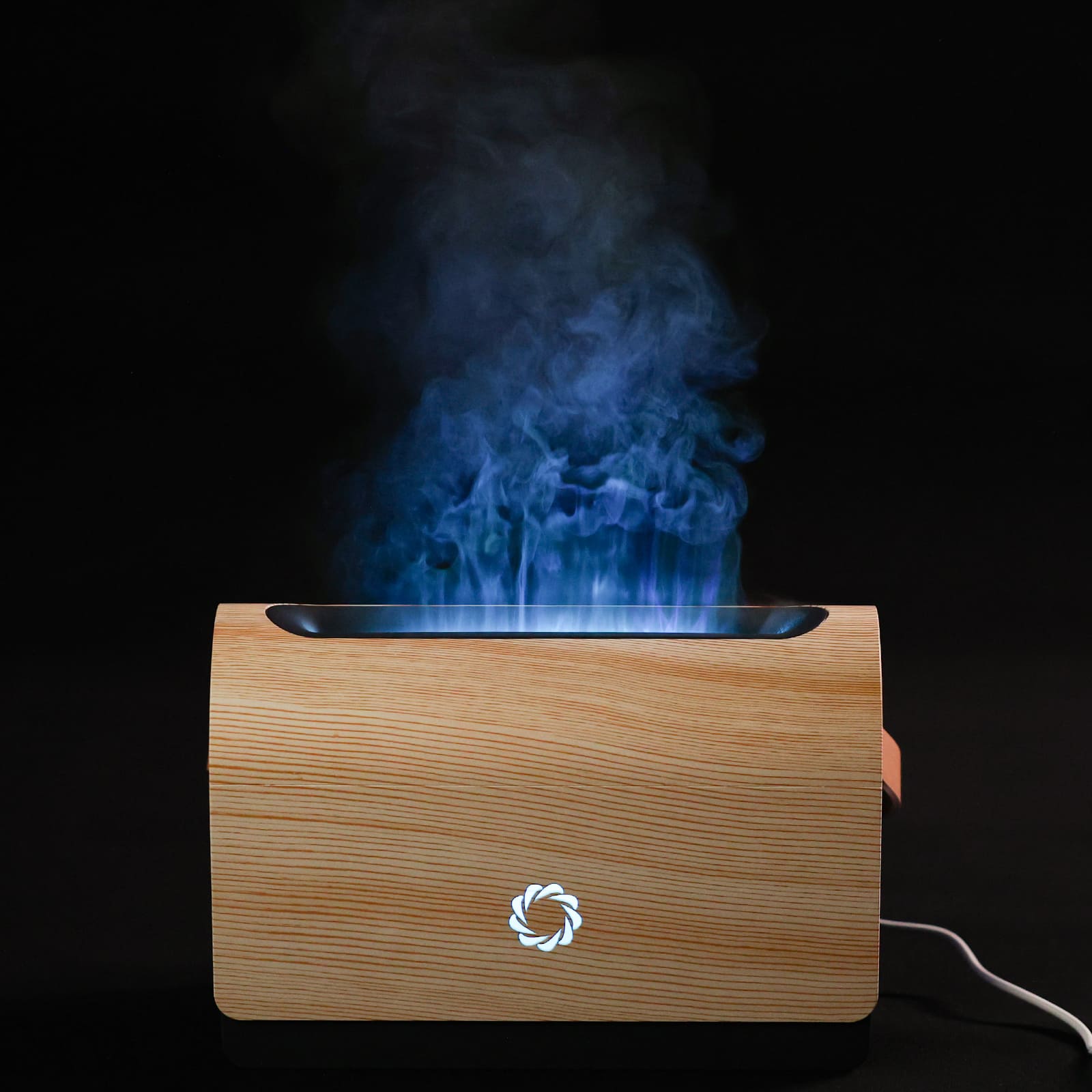 Airthereal Smart WiFi Flame Diffuser with 9 Changing Colors, 500ml Aroma Essential Oil Diffuser, Ultrasonic Cool Mist Humidifier with Adjustable Mist Mode, Timer, LED Flame Lighting Effect 