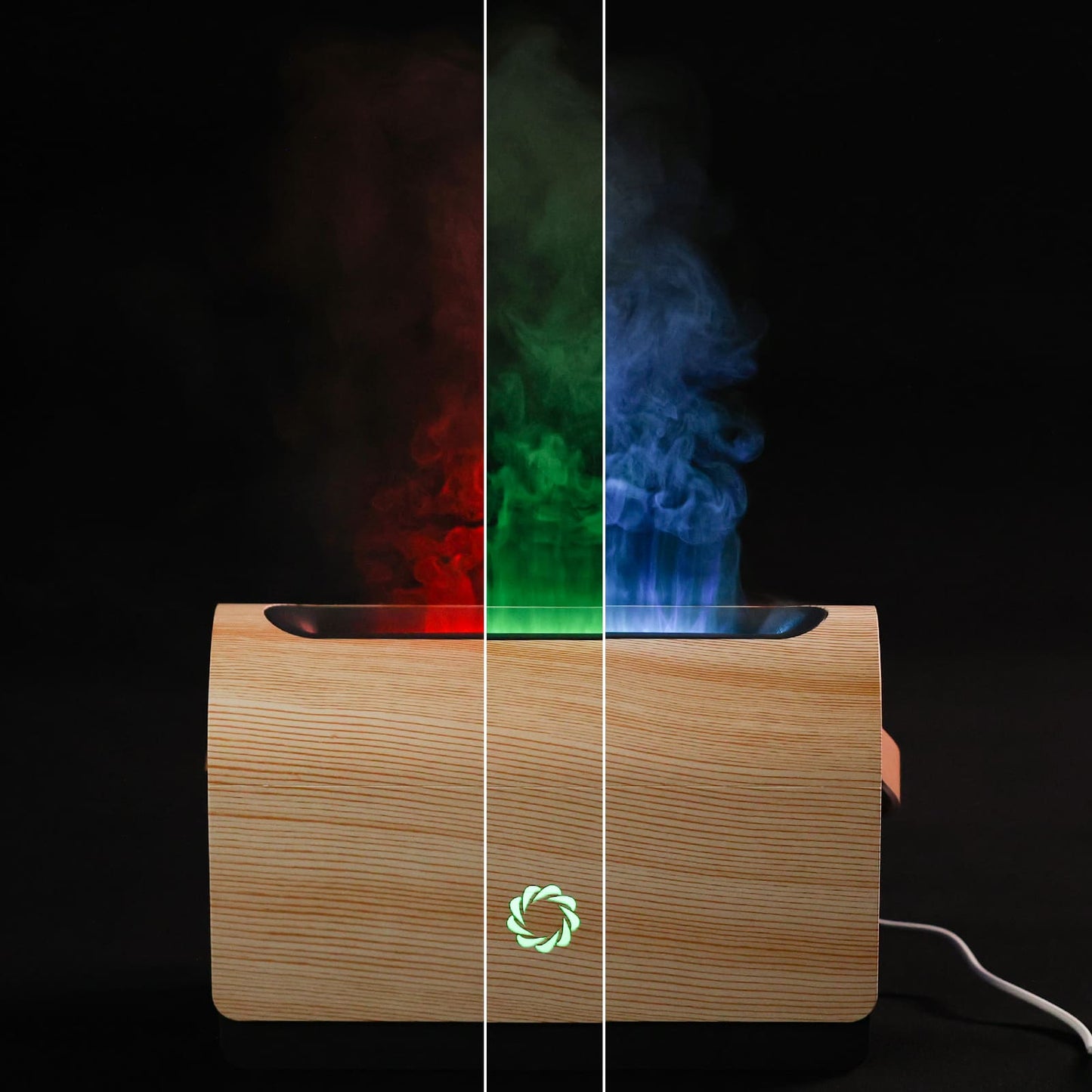 Airthereal Smart WiFi Flame Diffuser with 9 Changing Colors, 500ml Aroma Essential Oil Diffuser, Ultrasonic Cool Mist Humidifier with Adjustable Mist Mode, Timer, LED Flame Lighting Effect 