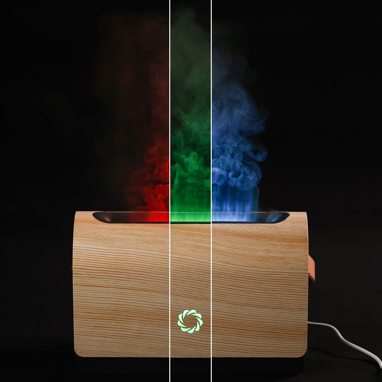 Airthereal Smart WiFi Flame Diffuser with 9 Changing Colors, 500ml Aroma Essential Oil Diffuser, Ultrasonic Cool Mist Humidifier with Adjustable Mist Mode, Timer, LED Flame Lighting Effect 