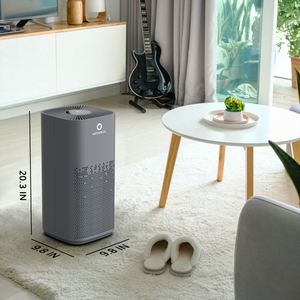 Open Box Airthereal AGH380 UV-C Air Purifier with H13 True HEPA Filter for Large Rooms, Home, Office, and Classroom - Air Cleaner removes Allergens, Dust, Smoke, and Odors, 519 Sq.Ft. - Glory Days