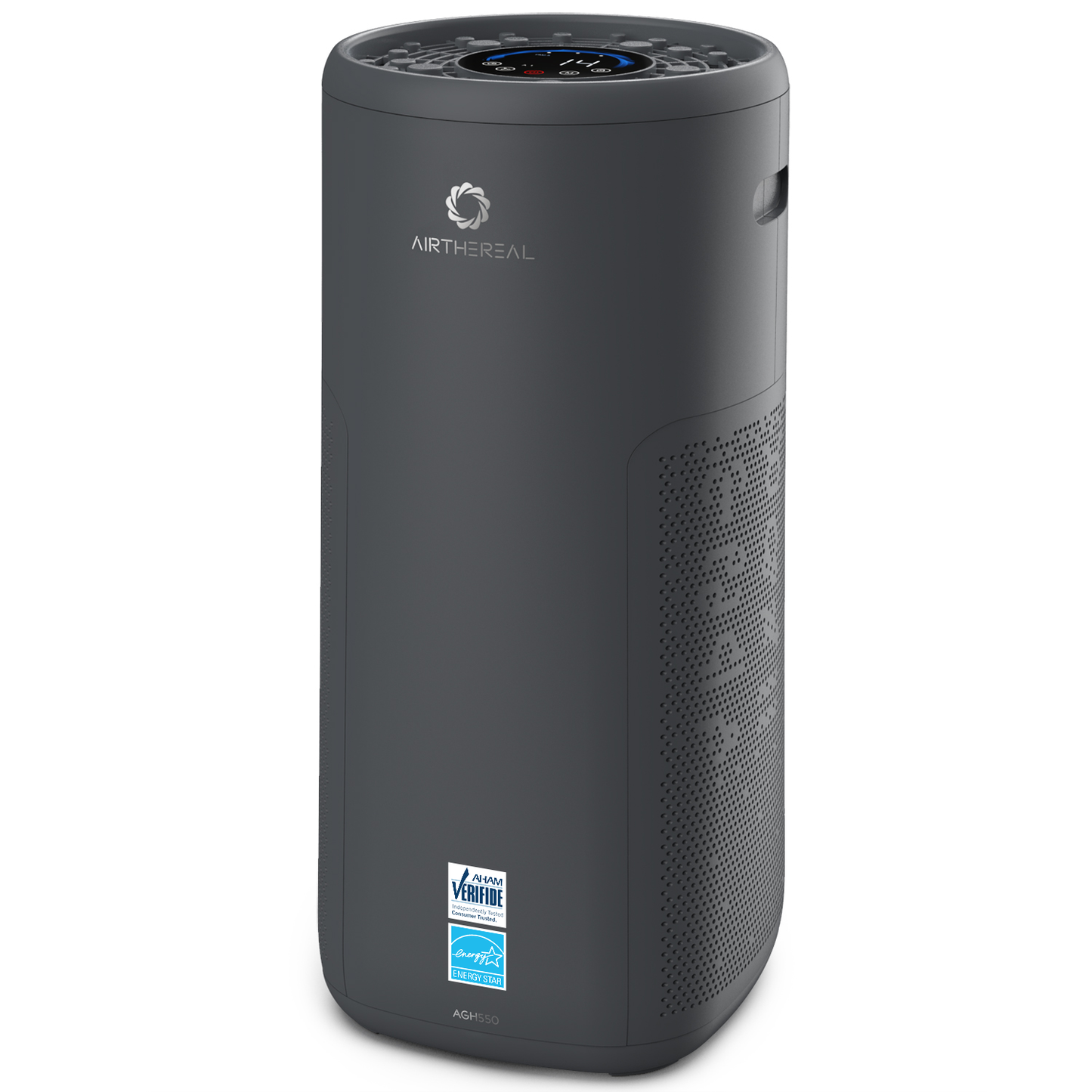 Airthereal AGH550 HEPA Filter Air Purifier with Auto Mode and Real-Time Air Quality Monitor, Energy Star Rated - Perfect for Extra Large Rooms, Living Room and Office - Gray
