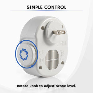 Airthereal B50 Mini Ozone Generator Air Purifier- Simple Control - Plug in Mini Air Ionizer