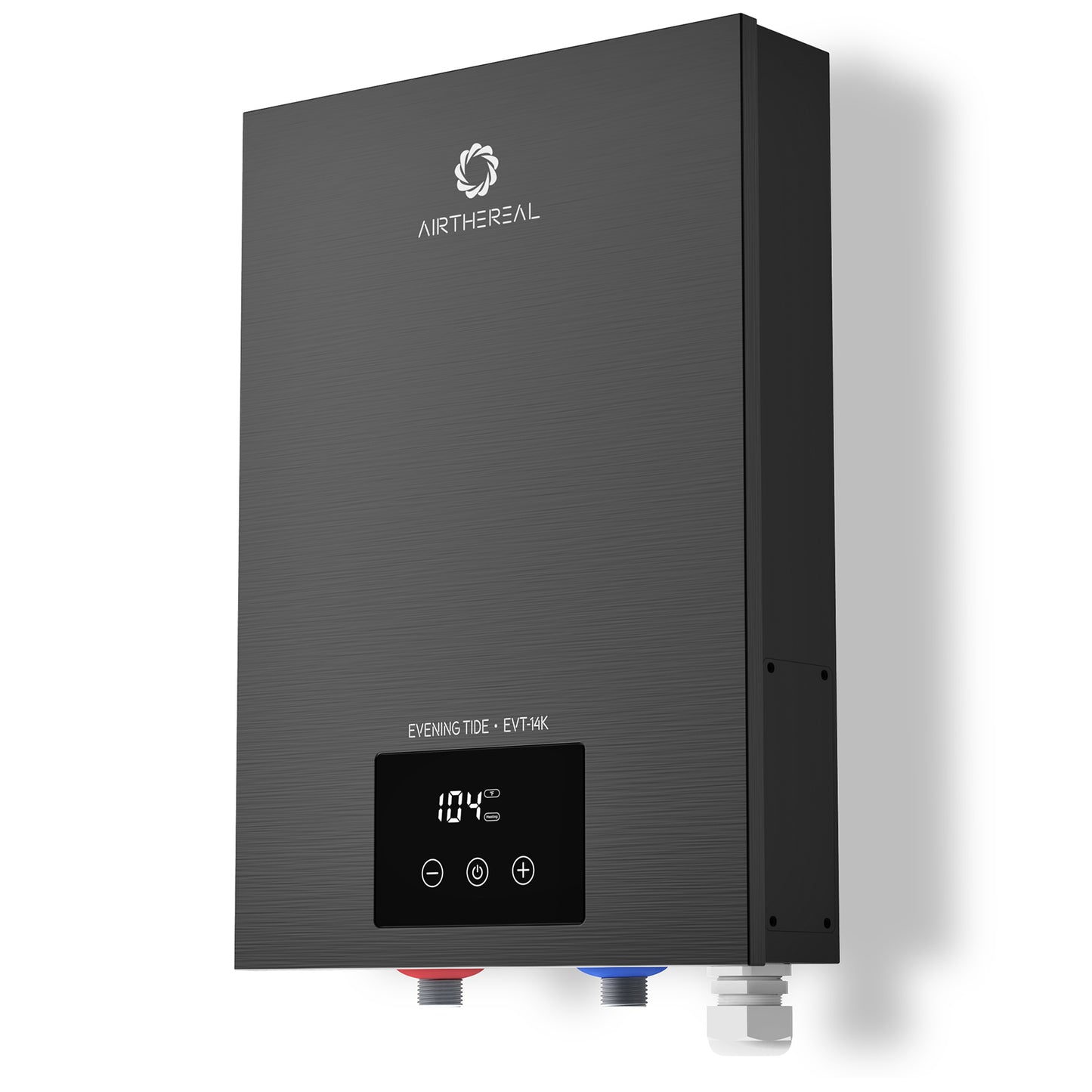 Airthereal Electric Tankless Water Heater - Endless On-Demand Hot Water - Self Modulates to Save Energy Use - Small Enough to Install Anywhere
