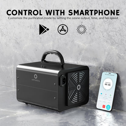Airthereal MA10K-PRO SMART WiFi Ozone Generator - 10,000mg/hr - Control with Smart Phone - Black 