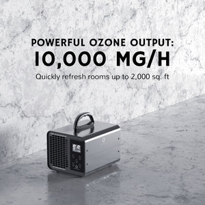 Airthereal MA10K-PRO SMART WiFi Ozone Generator - Powerful Ozone Output - 10,000 mg/h - Black 