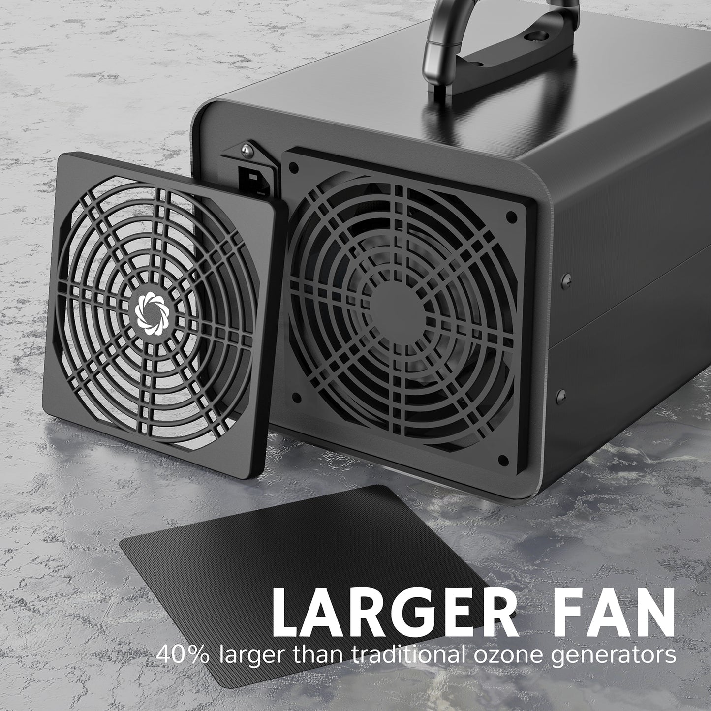 Airthereal MA10K-PRO SMART WiFi Ozone Generator - Larger Fan - Black 