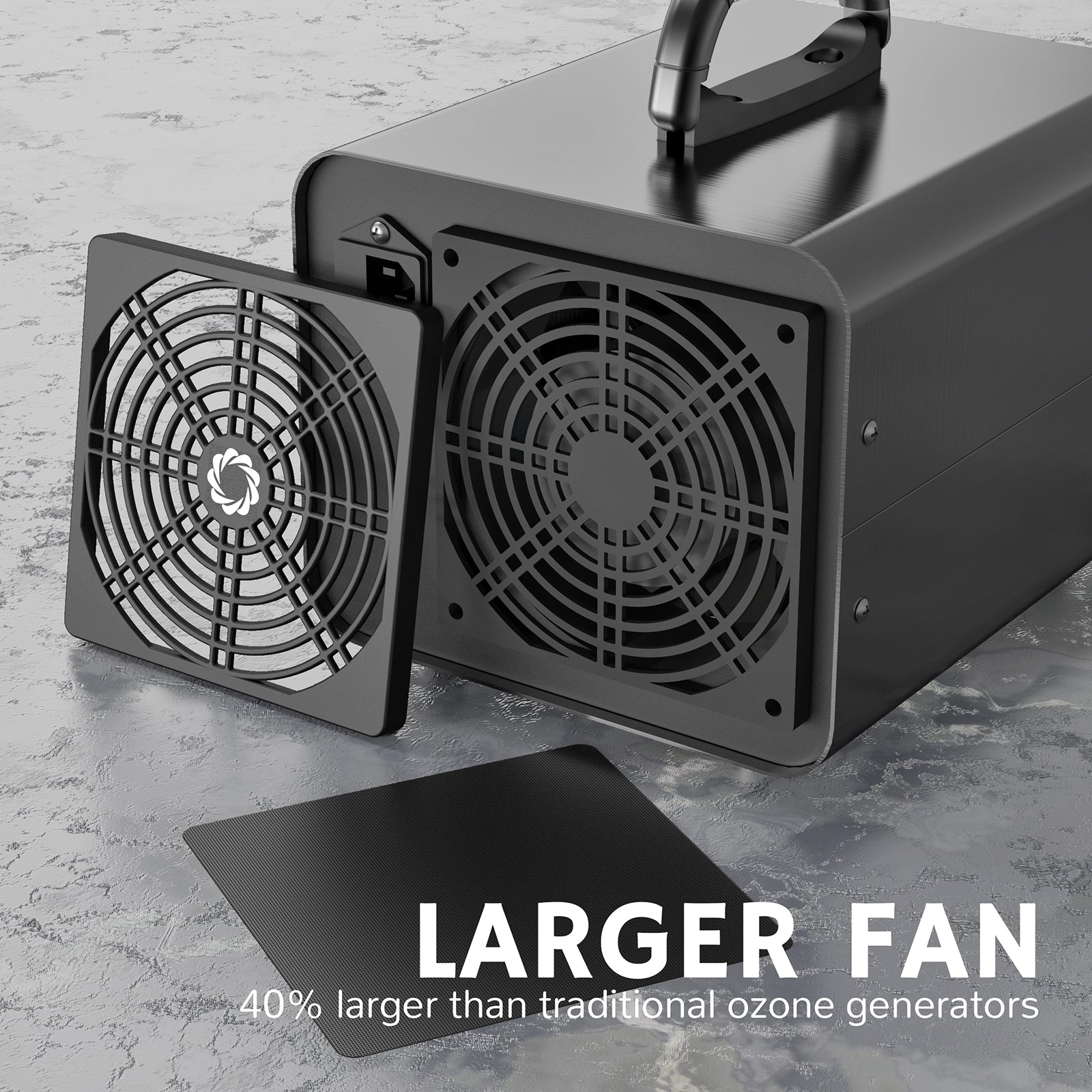 Airthereal MA10K-PRO SMART WiFi Ozone Generator - Larger Fan - Black 