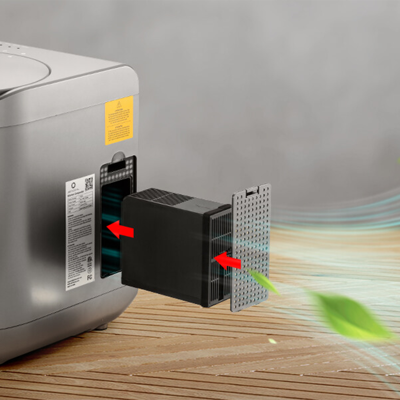 Airthereal Electric Kitchen Countertop Composter, Turn Food Waste into Dry Compost Fertilizer in 4 Hour