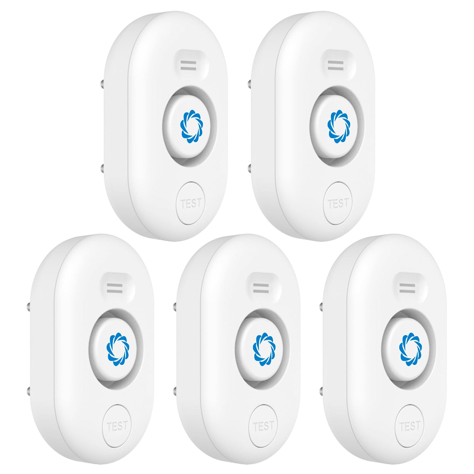 Airthereal Water Leak Detectors, 120dB Adjustable Audio Alarm Sensor, Sensitive Leak and Drip Alert, for Kitchen Bathroom Basement (Battery Included) 